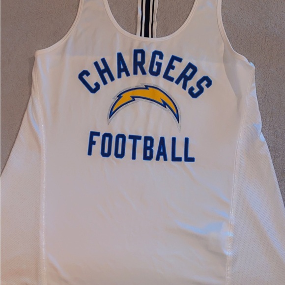 NFL Tops - NFL chargers Women's White Tank Top